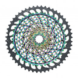 Sram XX1 XG1299 Eagle Rainbow 12s Fogaskoszorú - ezüst