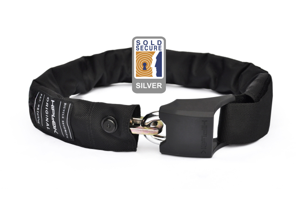 Hiplok Original Derékra Rakható Láncos Kerékpár Zár - fekete