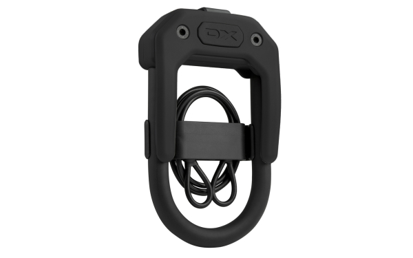 Hiplok DXC Kerékpár U-Zár + Sodony Zár 85x150mm - fekete