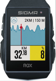Sigma ROX 11.1 Evo Sensor GPS Kerékpár Computer Pulzusmérővel és Pedálcsapásmérővel - fekete