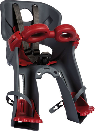 Bikefun Freccia B-Fix Első Kerékpáros GyerekülésAlsó Vázcsőre - szürke