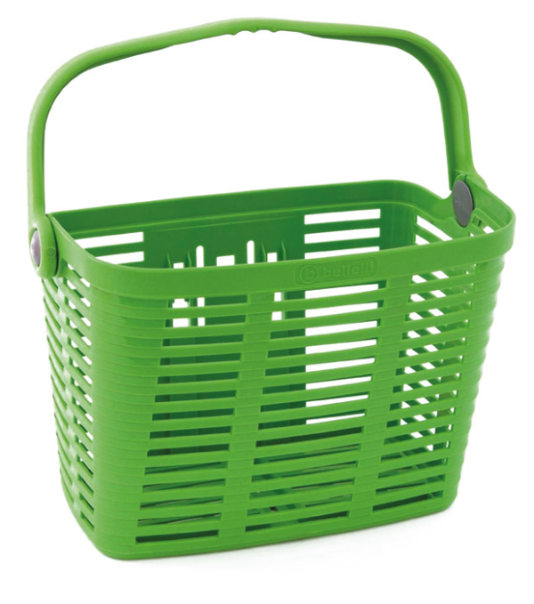 Bellelli Plaza Levehető Kerékpár Első Kosár - zöld