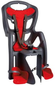 Bikefun Pepe Standard Kerékpáros Gyerekülés - fekete