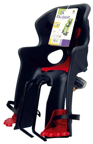 Bellelli Rabbit Első Kerékpáros Gyerekülés Alsó Vázcsőre - szürke