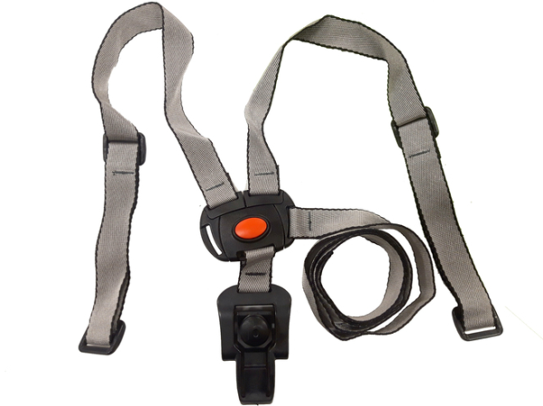 Bellelli 5 pontos Pótöv Csattal Kerékpáros Gyereküléshez - fekete