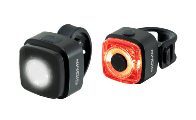 Sigma Aura Micro USB Kerékpár Lámpa Szett