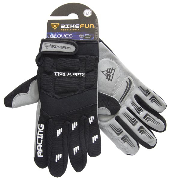 Bikefun Neoprene Freeride Kerékpáros Kesztyű - fekete