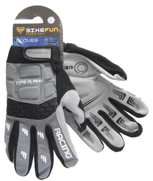 Bikefun Neoprene Freeride Kerékpáros Kesztyű - szürke