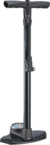 Merida Dual Kerékpár Műhelypumpa Nyomásmérővel - fekete