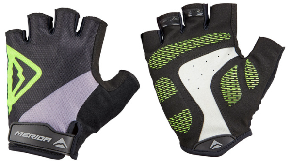 Merida Classic Gel Kerékpáros Rövid Ujjú Kesztyű - fekete