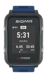 Sigma iD Free GPS Sportóra - Kék