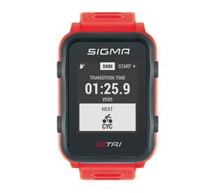 Sigma iD TRI GPS Sportóra - Piros