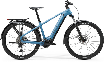 Merida eFloat CC 400 EQ Elektromos Trekking Kerékpár - Selyem Galambkék (Fekete) - kék