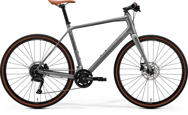 Merida Speeder 100 Fitness Kerékpár - Silk Gunmetal Grey(Black) - szürke