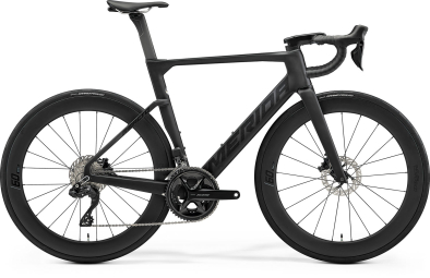 Merida Reacto 6000 Carbon Országúti Kerékpár - Silk Black(Glossy Dark Silver) - fekete