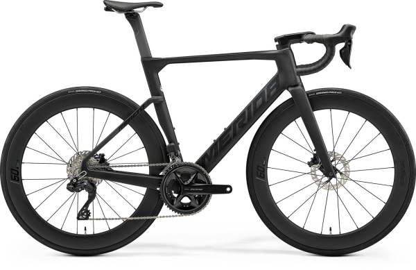 Merida Reacto 6000 Carbon Országúti Kerékpár - Silk Black(Glossy Dark Silver) - fekete