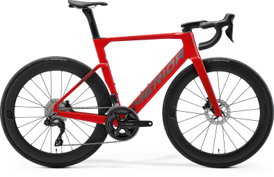 Merida Reacto 6000 Carbon Országúti Kerékpár - Dark Race Red(Gunmetal Grey) - piros