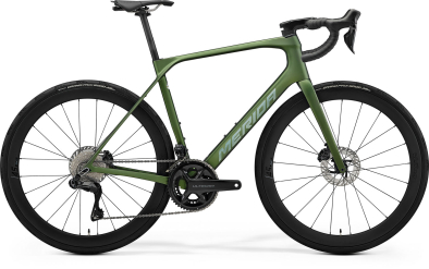 Merida Scultura Endurance 8000 Carbon Országúti Kerékpár - Matt Fog Green(Silver) - zöld