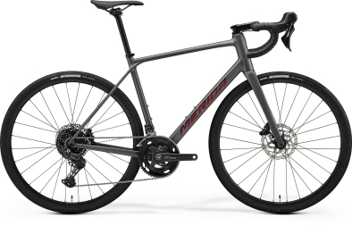 Merida Scultura Endurance 300 Országúti Kerékpár - Silk Cool Grey(Red) - piros