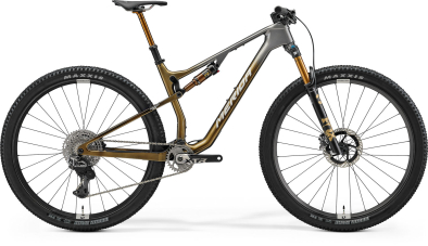 Merida Ninety-Six 9000 29 Fully MTB Kerékpár - Gunmetal Grey/Gold (Silver) - szürke
