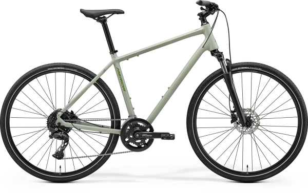 Merida Crossway 300 Cross Trekking Kerékpár - Matt Early Moss Grey(Green) - zöld