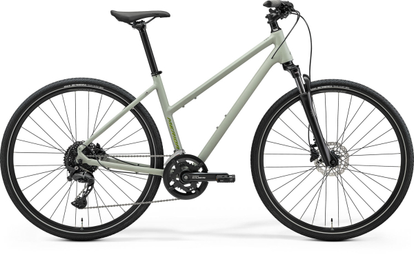 Merida Crossway 300 Női Cross Trekking Kerékpár - Matt Early Moss Grey(Green) - zöld
