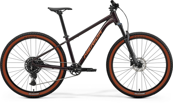 Merida Big Seven 40 27,5" MTB Kerékpár - Metallic Black(Red) - fekete