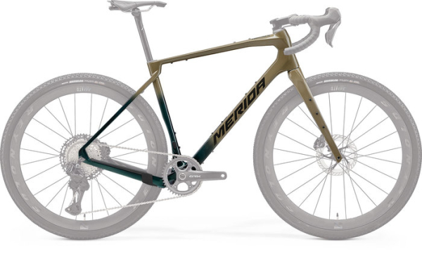 Merida Silex 9000 Gravel Kerékpár Váz - Halo Green Fade(Silver Green) - zöld