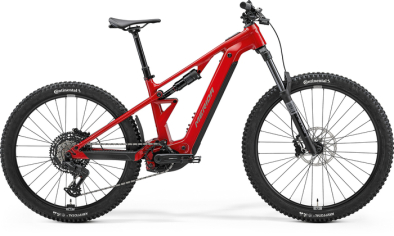 Merida Etmo 700  Elektromos Fully MTB Kerékpár - Heritage Red(Grey) - piros