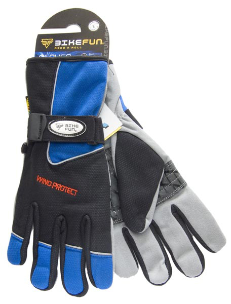 Bikefun Téli Kerékpáros Kesztyű - kék