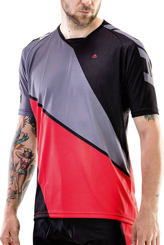 Merida Freeride Triangle Rövidujjú Kerékpáros Mez - piros