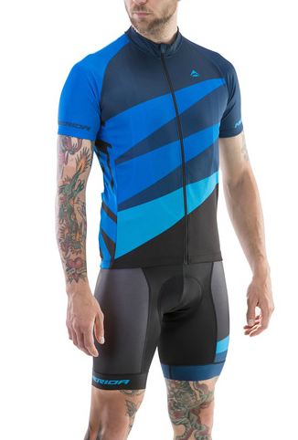 Merida CX Design Rövidujjú Kerékpáros Mez - kék