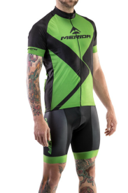 Merida Rombus Design Rövidujjú Kerékpáros Mez - zöld