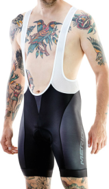 Merida Rhombe Design Kantáros Kerékpáros Rövidnadrág - fekete