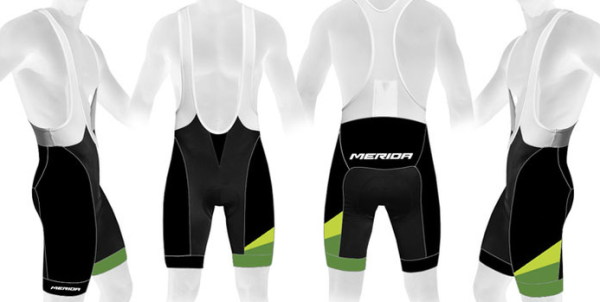 Merida CX Design Kantáros Kerékpáros Rövidnadrág - fekete