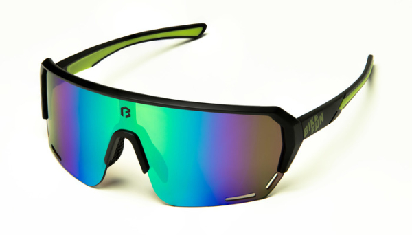 Bikefun Summit Kerékpáros Szemüveg Fekete Keret/zöld Lencse