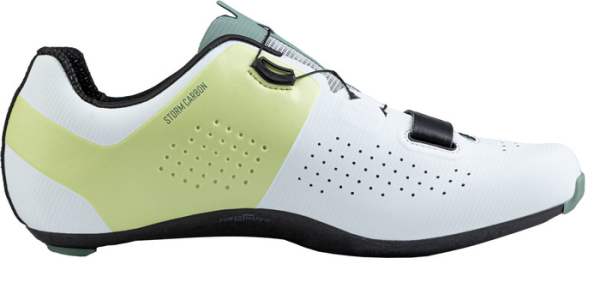 Northwave Road Storm Carbon Országúti Kerékpár Cipő - Fehér - Zöld
