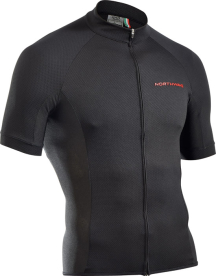 Northwave Force Rövid Ujjú Kerékpáros Mez - fekete