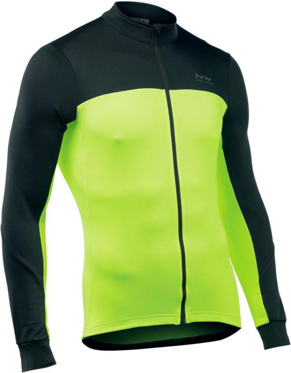 Northwave Force 2 Hosszú Ujjú Kerékpáros Mez - sárga