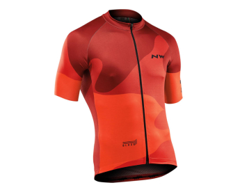 Northwave Blade 4 Rövid Ujjú Kerékpáros Mez - narancssárga