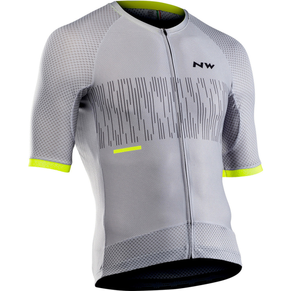 Nothwave Storm Air Rövid Ujjú Kerékpáros Mez - ezüst