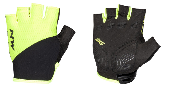 Northwave Fast Kerékpáros Rövid Ujjú Kesztyű - sárga