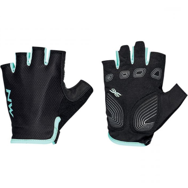 Northwave Active WMN Kerékpáros Rövid Ujjú Kesztyű - fekete
