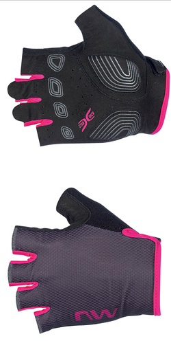 Northwave Active WMN Kerékpáros Rövid Ujjú Kesztyű - szürke