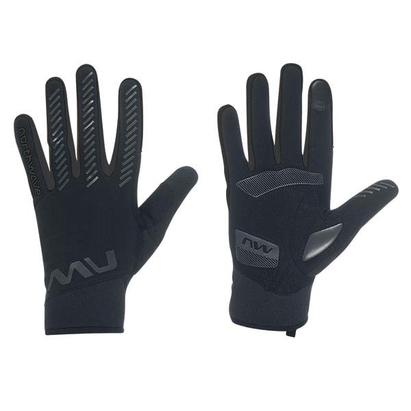 Northwave Active Gel Kerékpáros Téli Kesztyű - Fekete