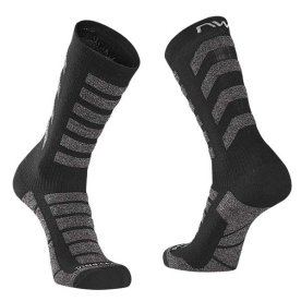 Northwave Husky Ceramic Téli Téli Kerékpáros Zokni - Fekete