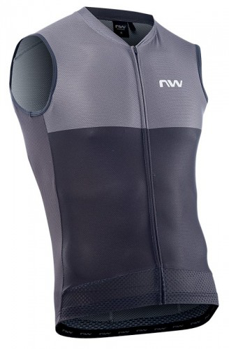 Northwave Storm Air Ujjatlan Kerékpáros Mez Fekete-Szürke - fekete