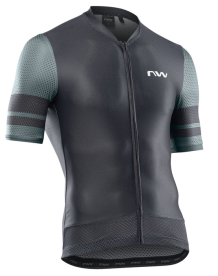 Northwave Storm Air Rövid Ujjú Kerékpáros Mez - fekete