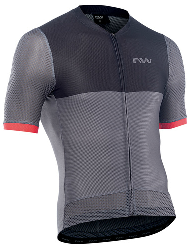 Northwave Storm Air Rövid Ujjú Kerékpáros Mez - szürke