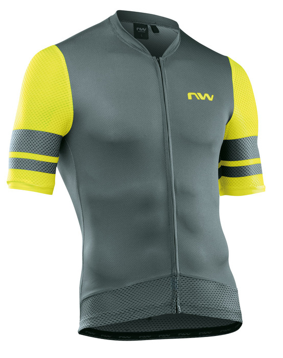 Northwave Storm Air Rövid Ujjú Kerékpáros Mez - szürke